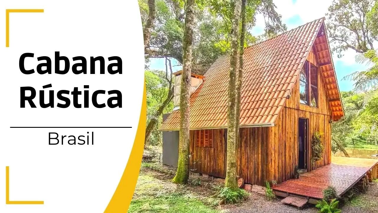 Vejam Esta Cabana House - Faça um Tour Pela Cabana Rústica