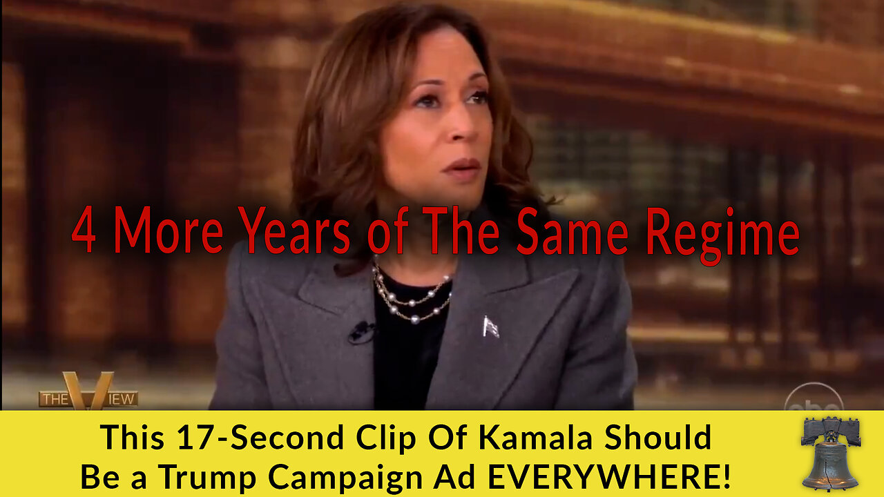 This 17-Second Clip Of Kamala Should Be a Trump Campaign Ad EVERYWHERE!