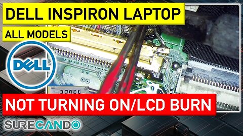 Reviving DELL Inspiron_ Fixing Burnt LVDS LCD Connector!