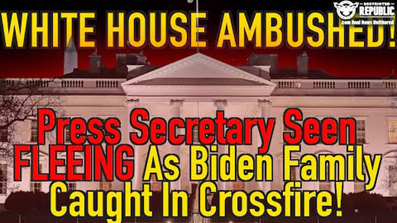 WHITE HOUSE AMBUSHED! Press Secretary Seen Fleeing As Biden Family Caught In Crossfire!