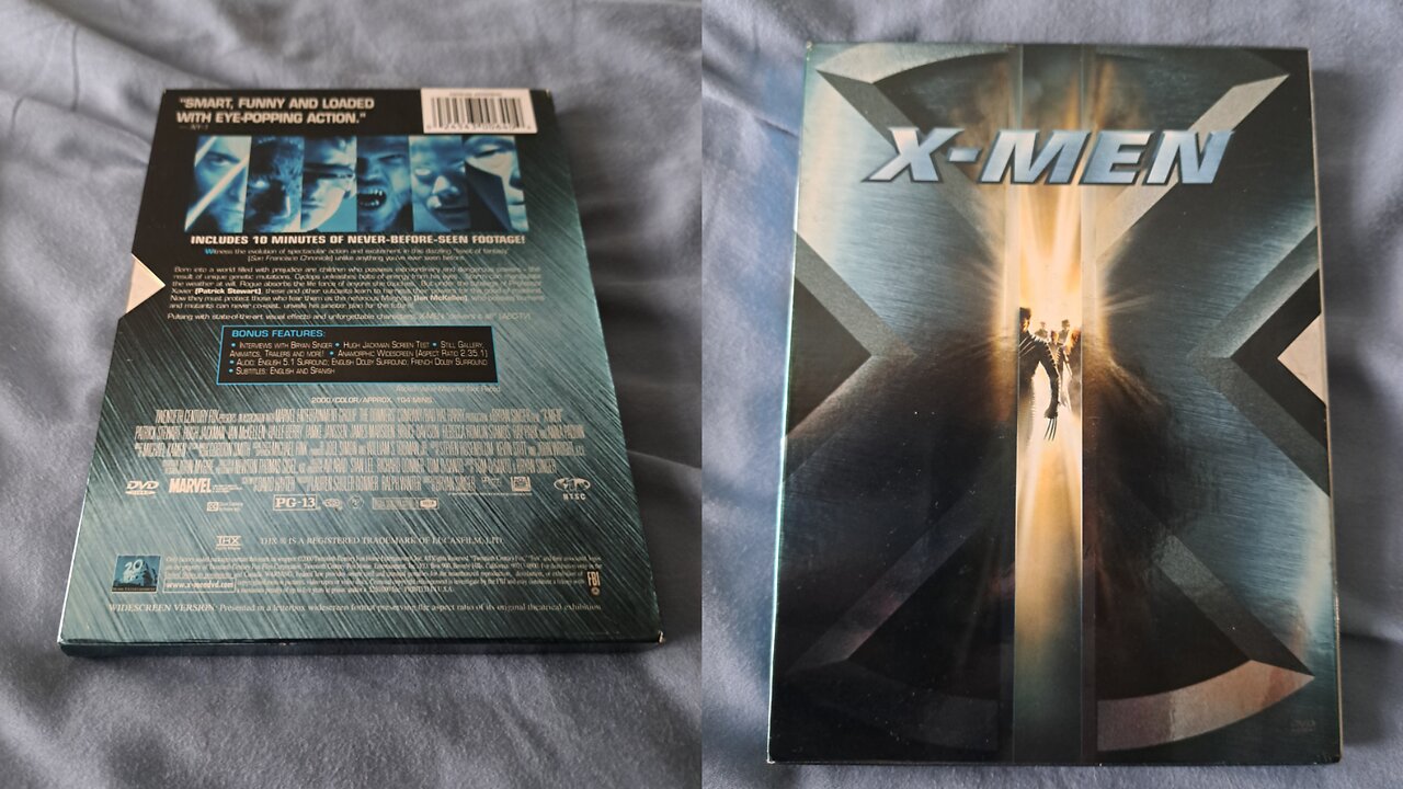 Opening to my 2000 US DVD of X-Men