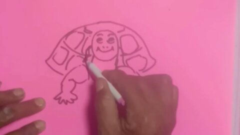 Easy Drawing Pictures: Learn to draw a Turtle