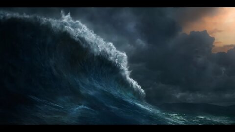 Sounds of a Stormy Sea for Deep Sleep, Meditation,Relaxing or Study. Dark Screen