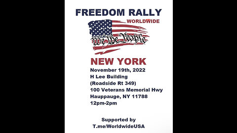 Freedom Rally Long Island🇺🇸