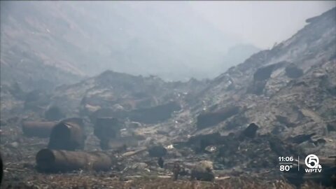 Plans announced to extinguish mulch fire in Port St. Lucie