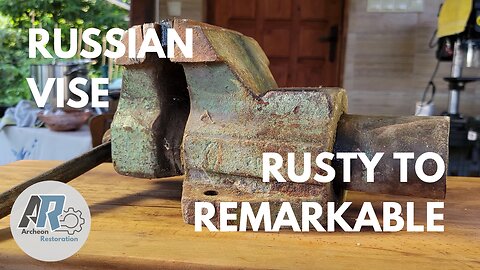 Vintage Russian Vise Restoration | Soviet Era Tool Brought Back to Life