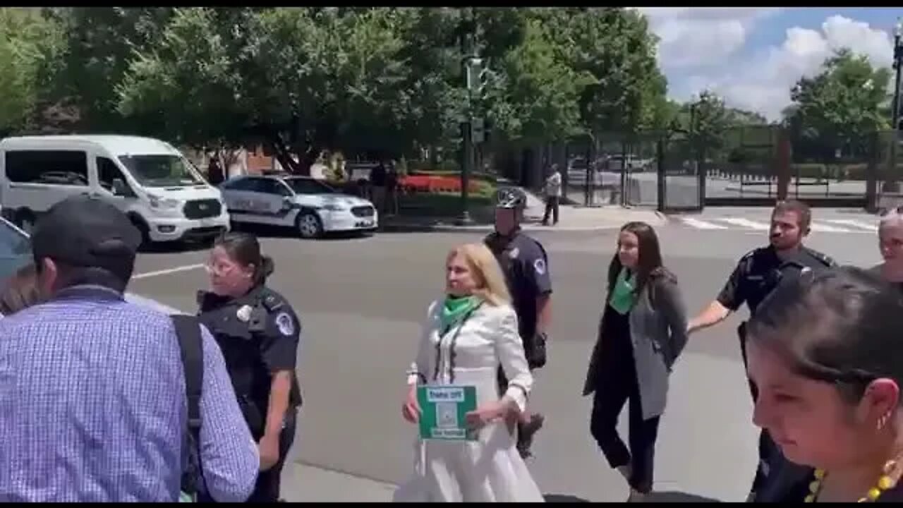 AOC perp walk 😂