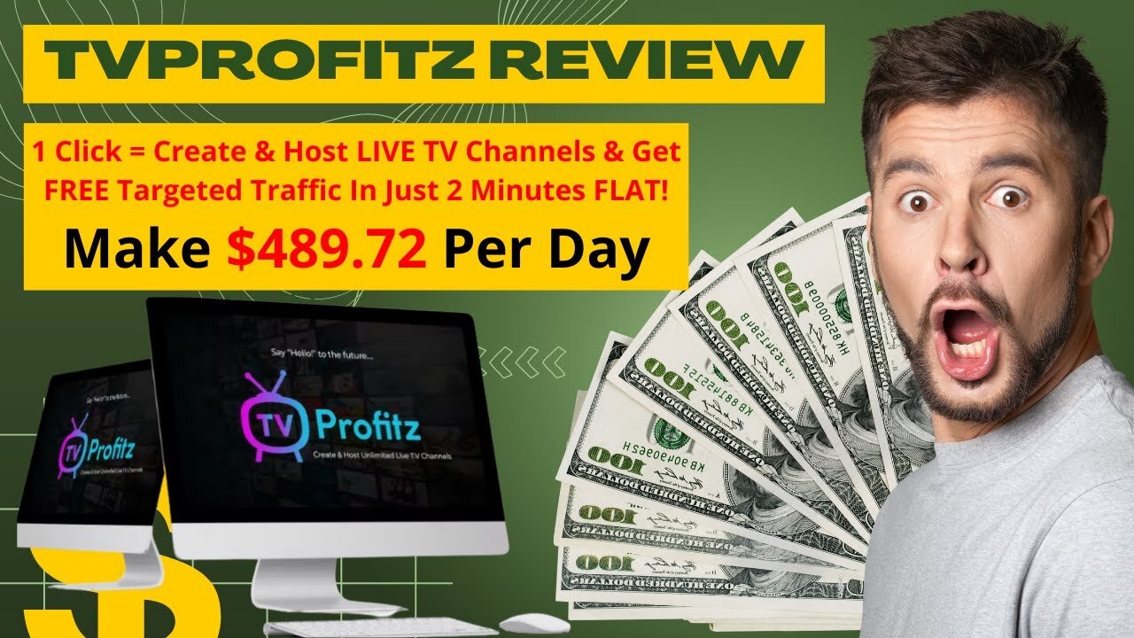 TVProfitz : The World’s Only Software That Creates Done-For-You TV Channels