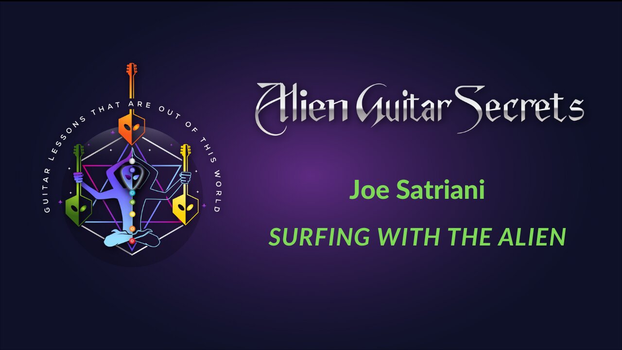 Joe Satriani - Surfing With The Alien | Rob Lobasso Alien Guitar Secrets