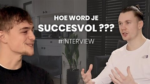 Hoe word je SUCCESVOL?? | Interview met Thom Défilet (ManierVanDenken)