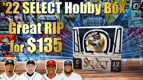 2022 Select Baseball Hobby Box | Great Rip for $135!