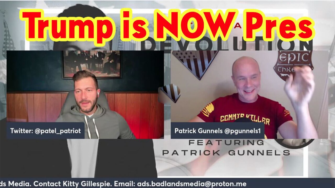 Trump is NOW Pres - Patel Patriot HUGE