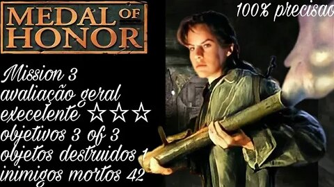 Medal of honor 1999 (PS1) missão 3 perseguição de esgoto