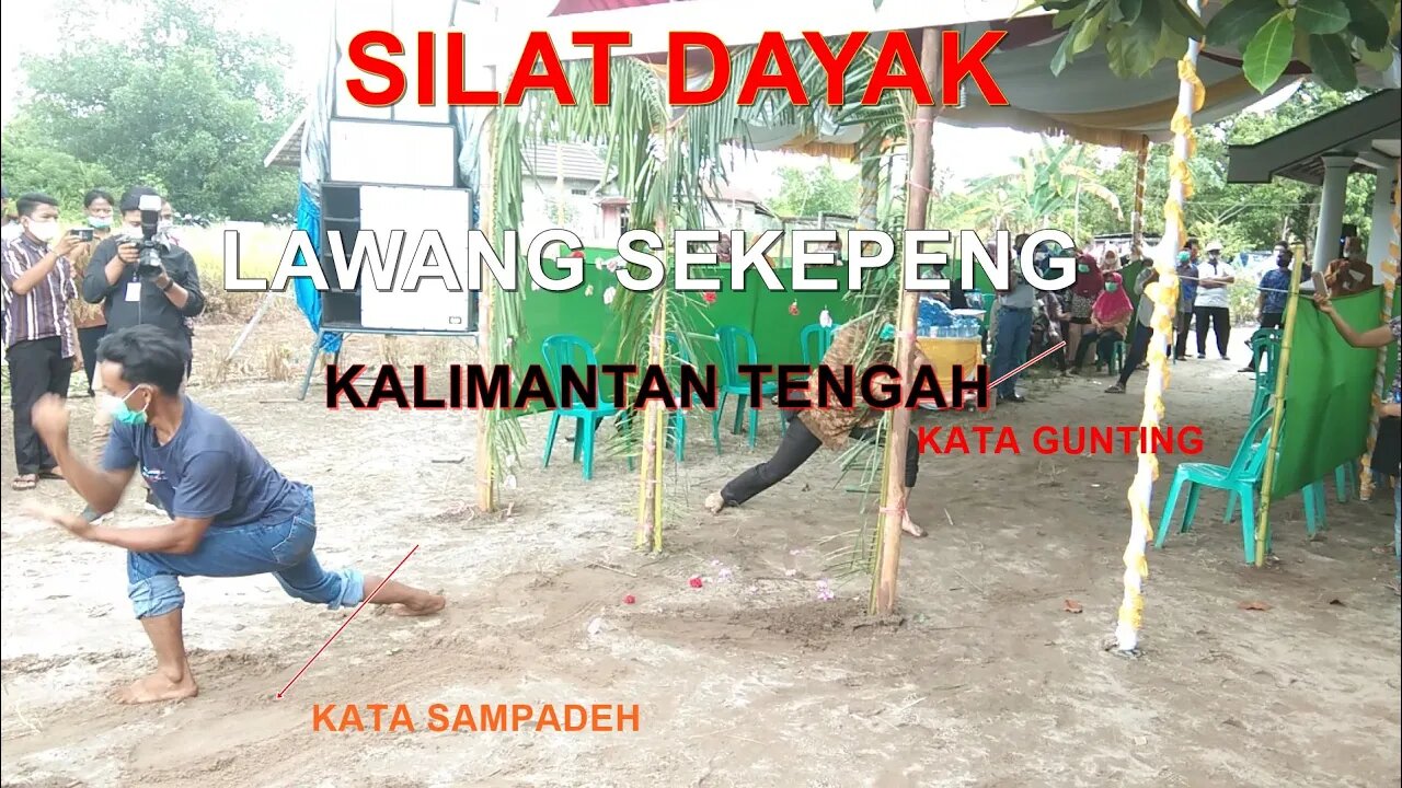 Lawang Sekepeng Pencak Silat Dayak Ngaju Kalimantan Tengah