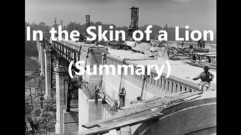 Summary: In the Skin of a Lion (Michael Ondaatje) #summary #analysis #booknotes