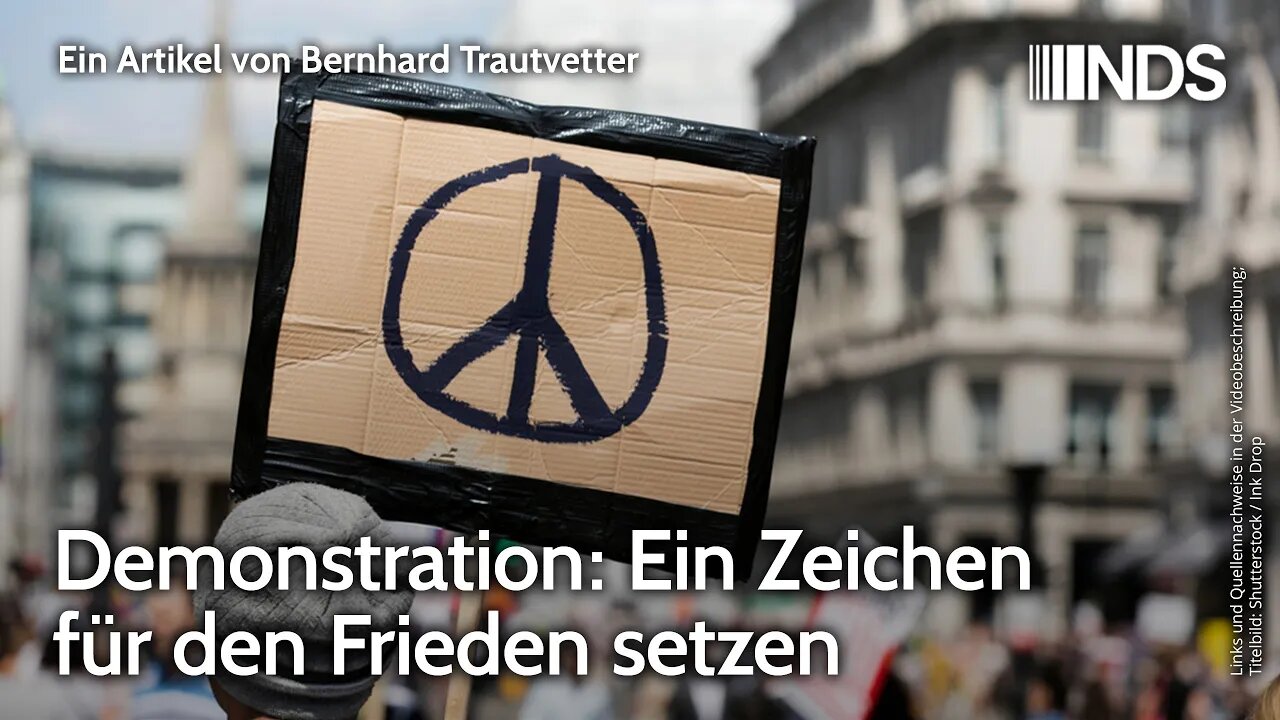 Demonstration: Ein Zeichen für den Frieden setzen (25. November 2023 in Berlin) | B. Trautvetter NDS