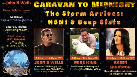 The Storm Arrives: H5N1 & Deep State - John B Wells LIVE