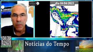 Previsão do tempo tem chegada de ar polar e chuvas no centro-norte