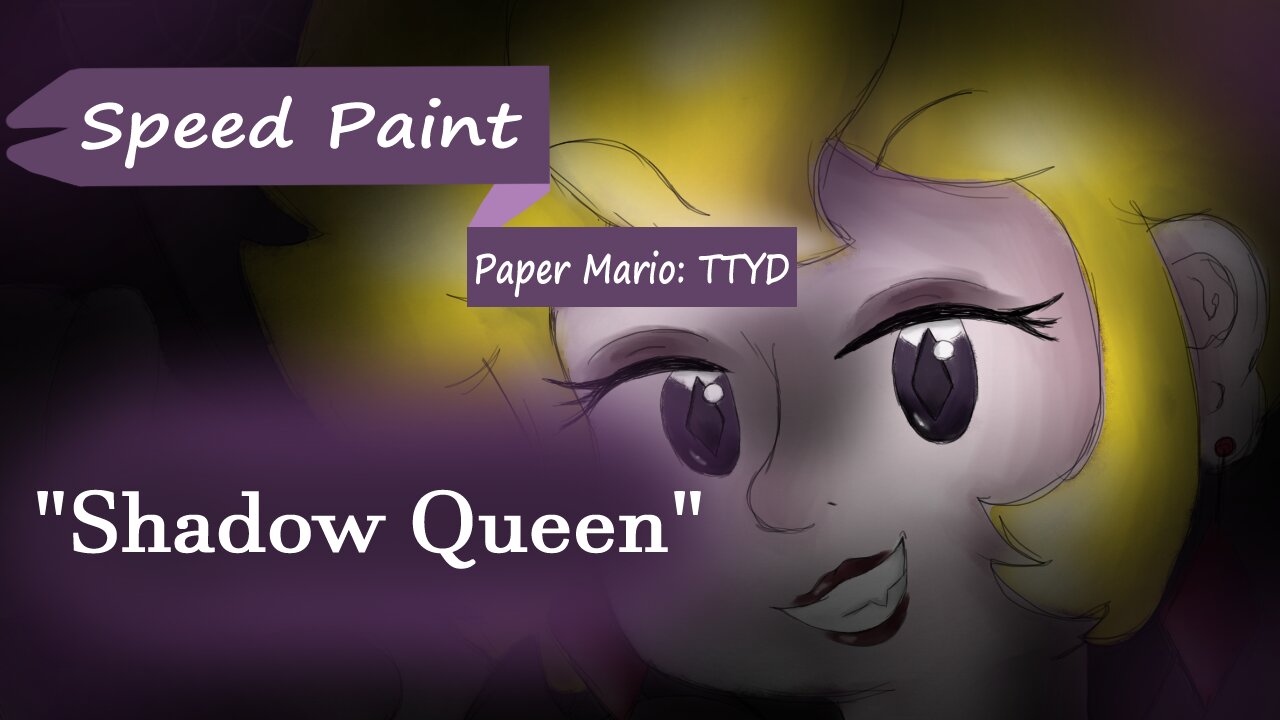 Shadow Queen }- Paper Mario: TTYD -{ Speed Paint