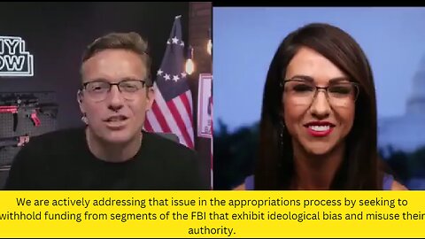 We are actively addressing that issue in the appropriations process by seeking