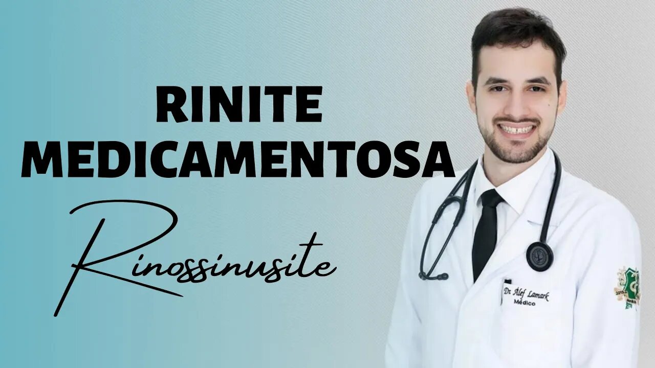 ESSE REMÉDIO CAUSA RINITE MEDICAMENTOSA | Dr. Álef Lamark