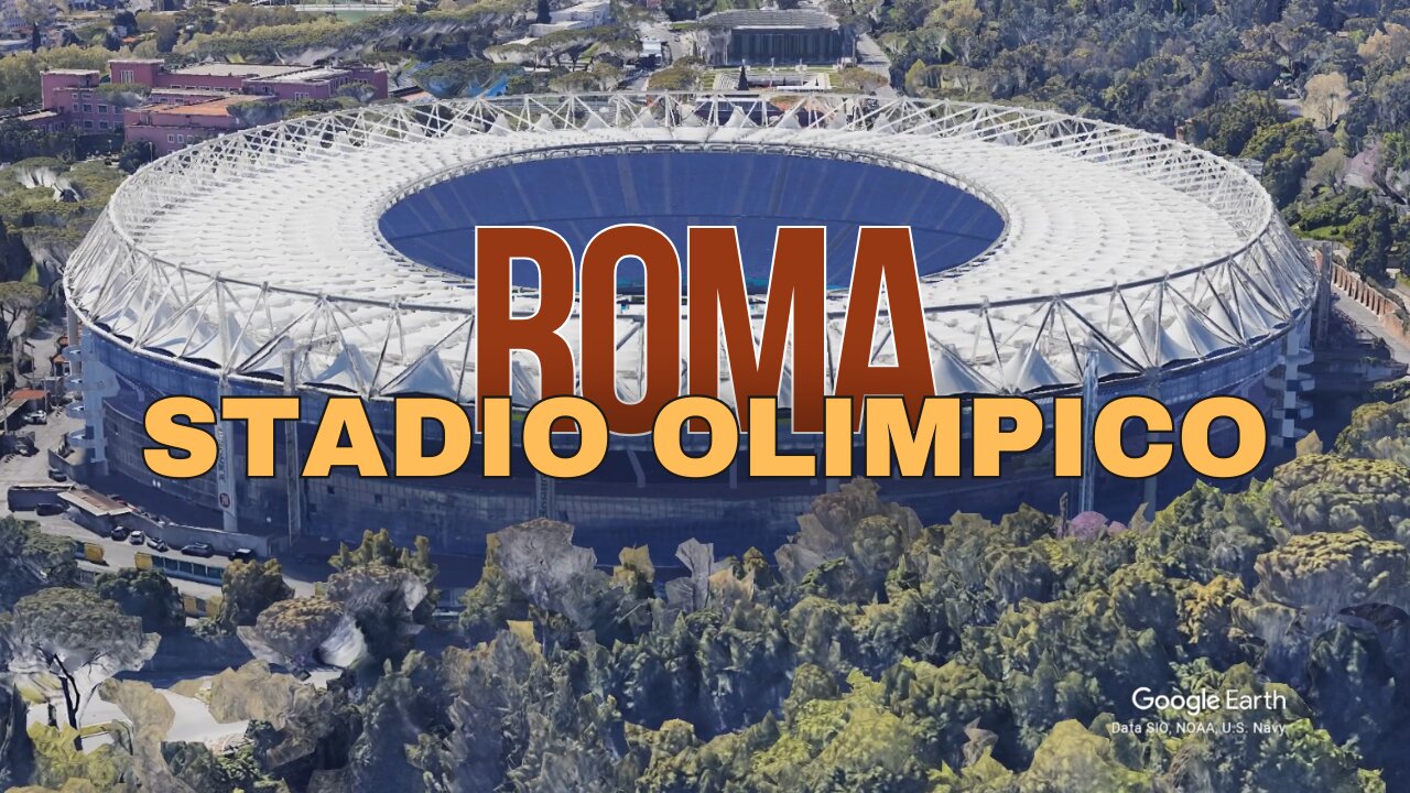 Rome from above: Exploring the Olympic Stadium