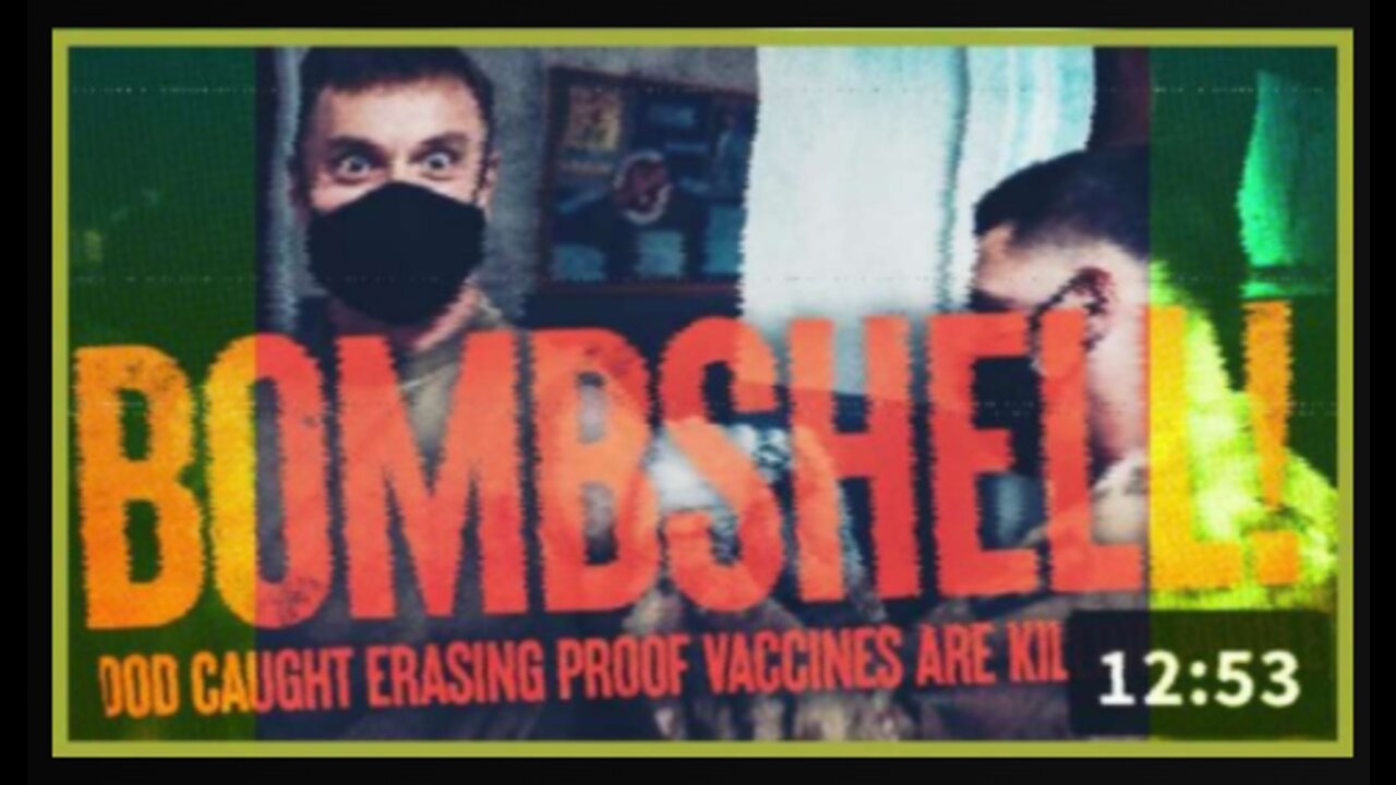 DOD Caught Erasing Proof That Vaccines Are Killing People!!