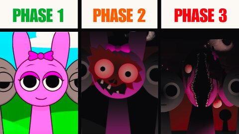 Phase 1 VS Phase 2 VS Phase 3 in Sprunki With Fan Character