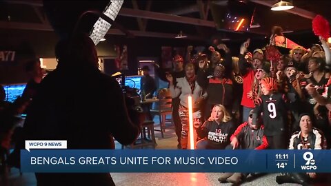 Bengals greats reunite for a new music video