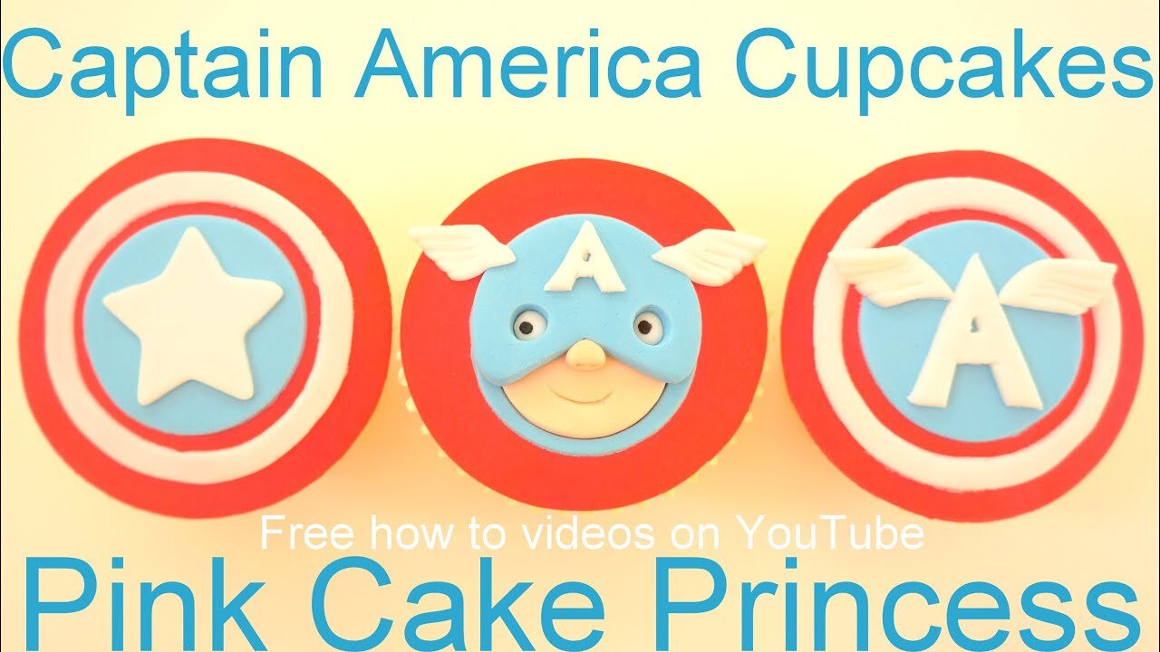 Copycat Recipes Captain America Cupcakes - How to Make Captain America Cupcake Face Cook Recipes f