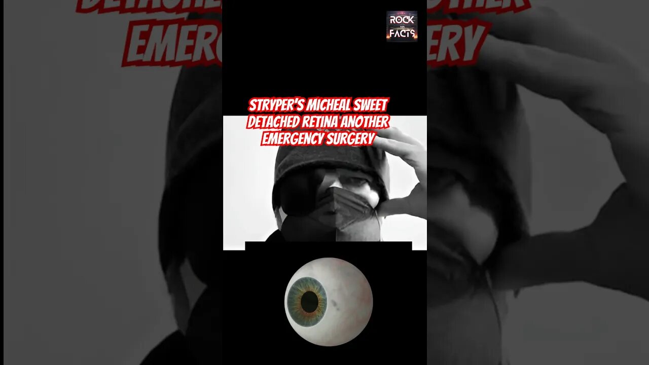 Stryper’s Micheal Sweets detached retina. Another emergency surgery #rock #facts #stryper