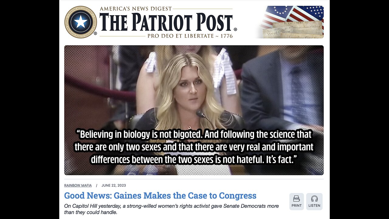 The Patriot Post Audio Edition Podcast for 6/22/23