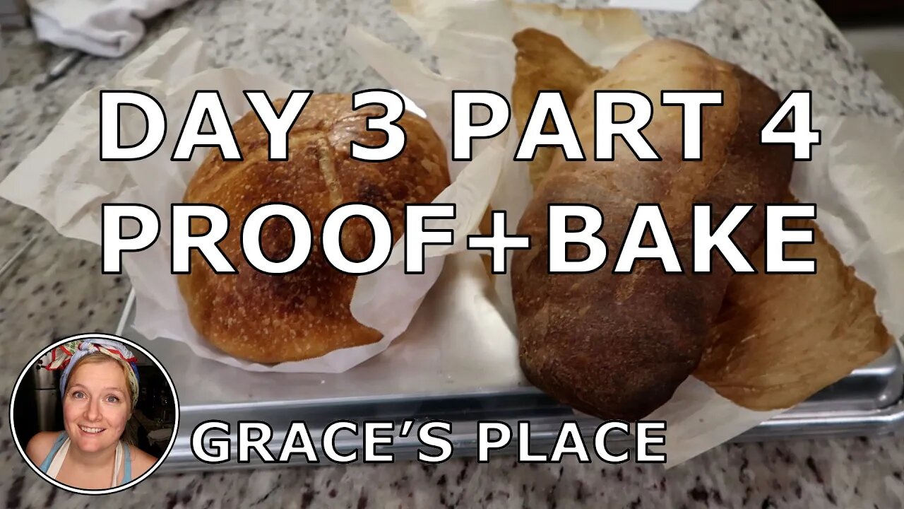 HOW TO MAKE YOUR FIRST SOURDOUGH BREAD: Day 3: Part 4: Proofing and Baking