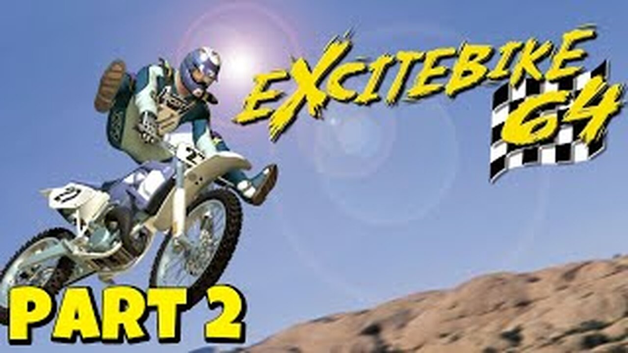 Let's play Exitedbikes 64 - Part 2 - Silver round rookie race