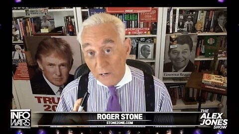 Roger Stone Shows Alex Jones How The Bible Foretells The Trump Hit