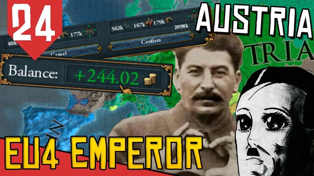Começa a UNIFICAÇÃO EUROPEIA - EU4 Austria #24 [Série Gameplay Português PT-BR]