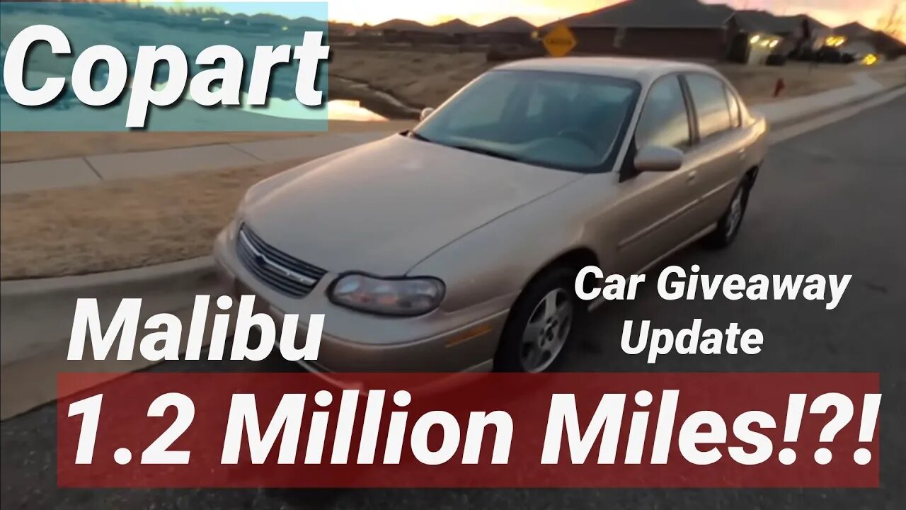 1.2 Million Miles Copart 2001 Malibu We Won!