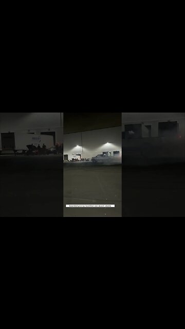 Truck Burnout pretty loud #burnout #motorcycle #yamahar1 #carmeet