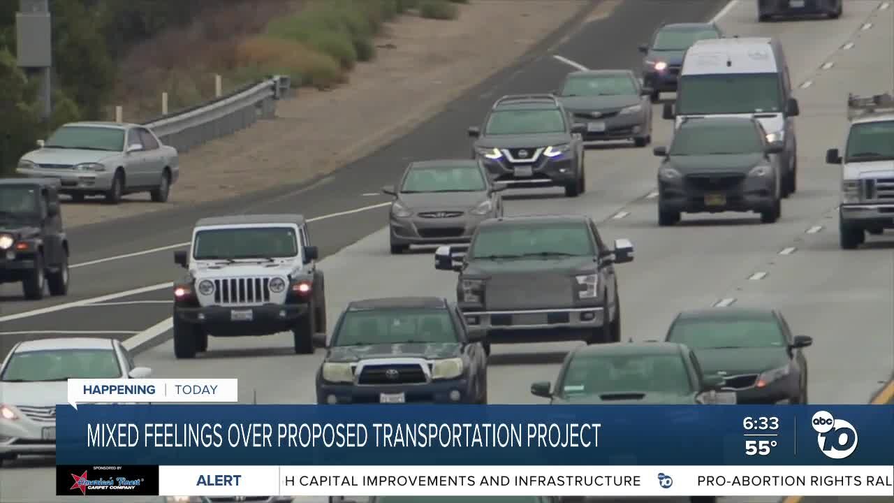 Mixed feelings over proposed transportation project