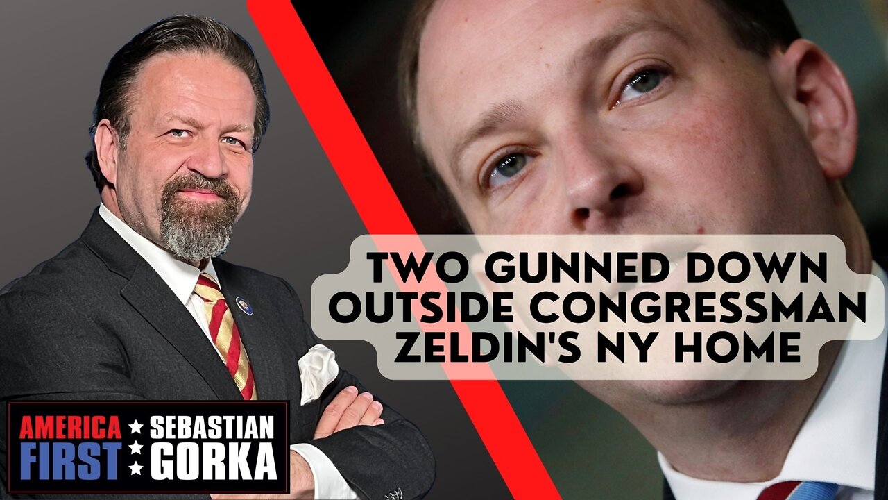 Two Gunned Down Outside Congressman Zeldin's NY Home. Rep. Lee Zeldin with Sebastian Gorka