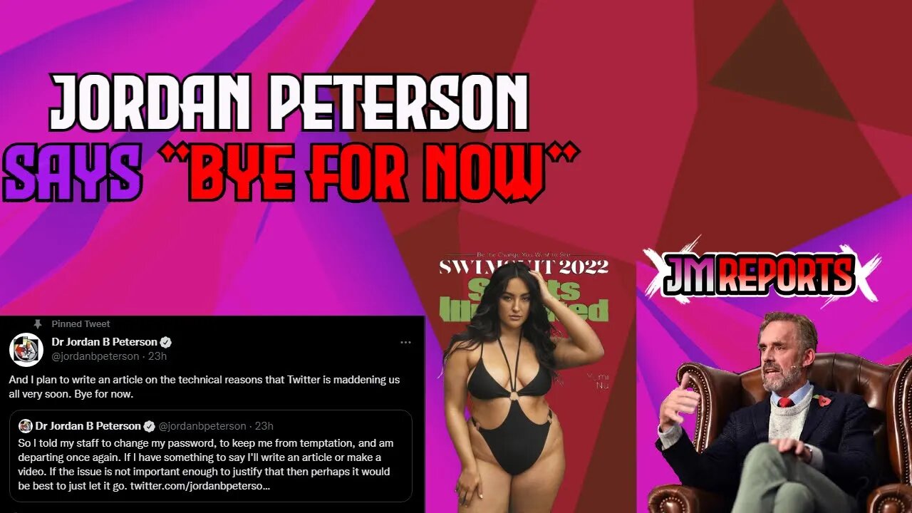 Jordan Peterson leaves twitter after plus sized model post