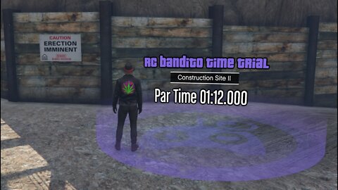GTAV - RC Bandito Time Trial - Construction Site II 1-12-22