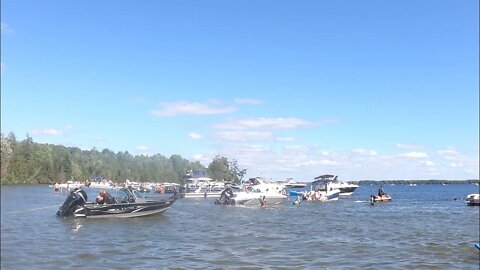Balsam Lake swim spot with friends