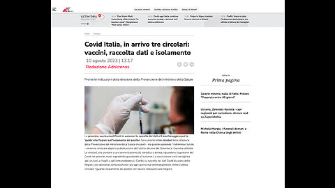 10 agosto 2023. L'ingranaggio non si ferma. 24h su 24h , 365 giorni all'anno.