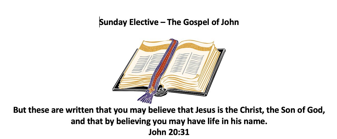 23-06-11 Sunday Elective - John 1:19-34