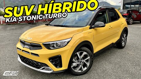 NOVO KIA STONIC SX 1.0 TURBO 2022 É O SUV HÍBRIDO MAIS BARATO DO BRASIL! VALE A PENA?