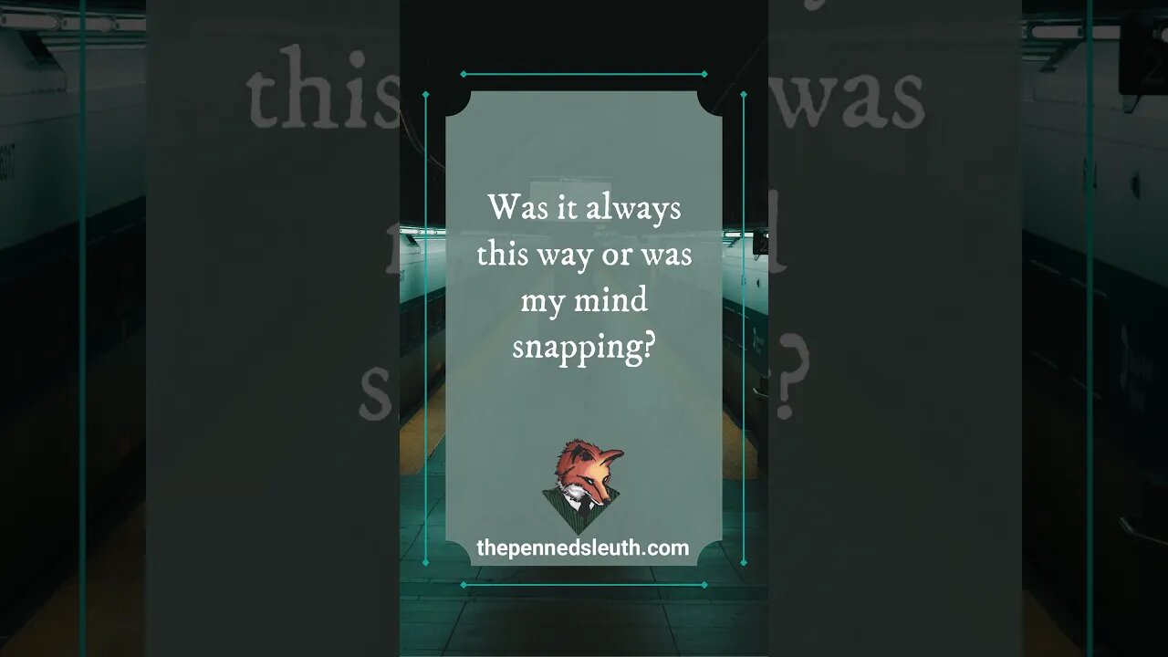 The Underground; the commute is always a pain, but this time more than usual... #shorts #shortstory