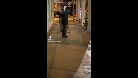 Man on drugs in public
