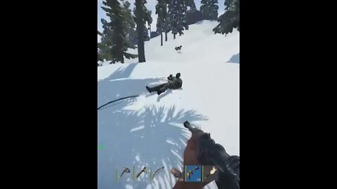 RAID SOLO COM APENAS 1 C4 - DONO ONLINE - RUST #shorts #rust