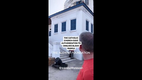 THE CATHOLIC CHURCH GAVE AUTHORIZATION TO ENSLAVE BLACK PEOPLE.